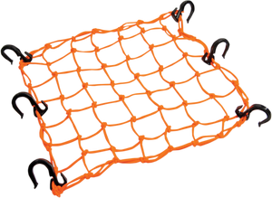 Adjustable Cargo Net - Orange - Lutzka's Garage