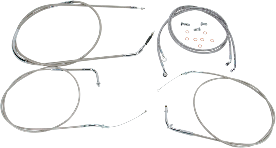 Cable Line Kit - 15" - 17" - VN2000 - Stainless Steel - Lutzka's Garage