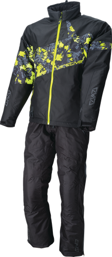 Pivot 7 Jacket - Camo Black/Hi-Vis - Small - Lutzka's Garage