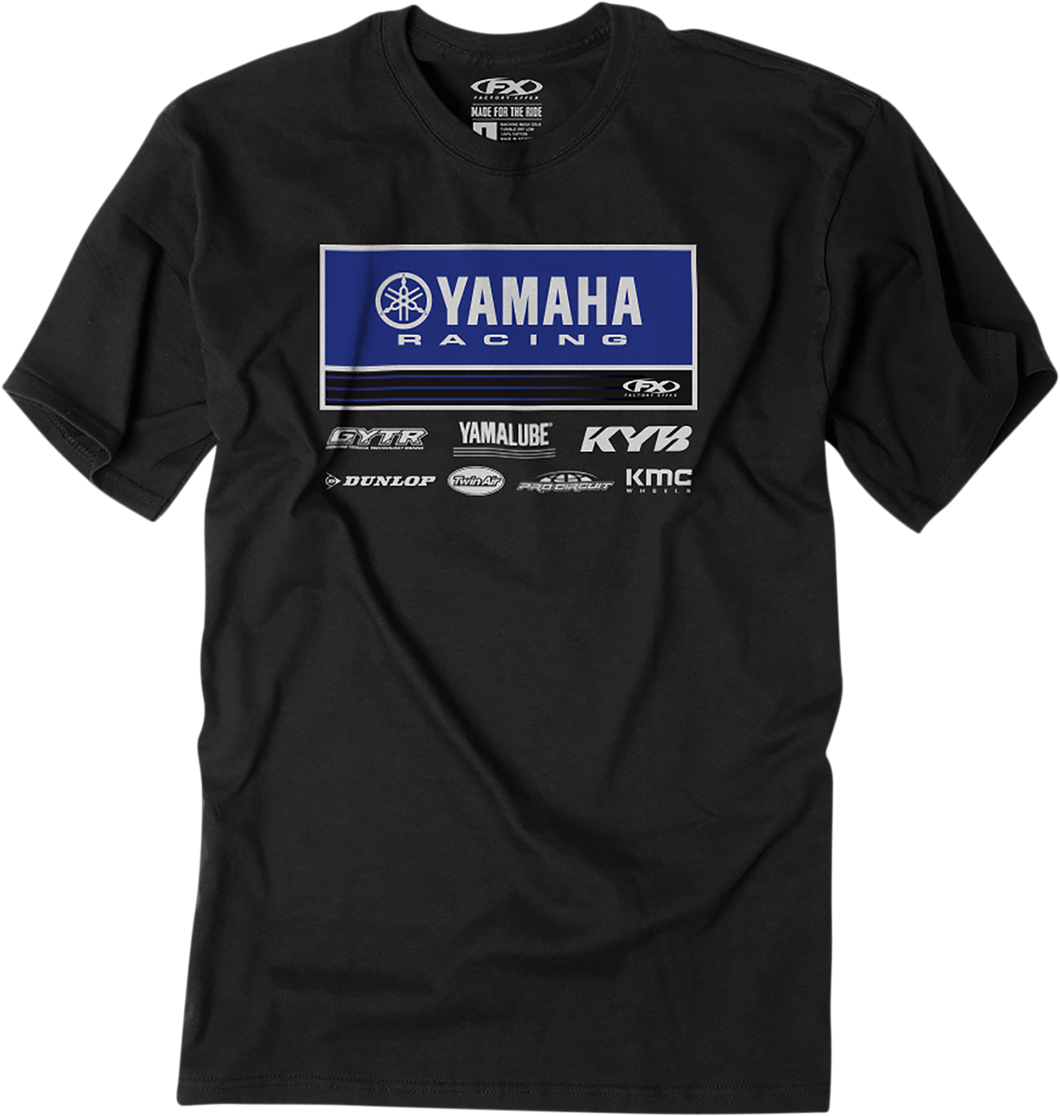 Yamaha 21 Racewear T-Shirt - Black - Medium - Lutzka's Garage