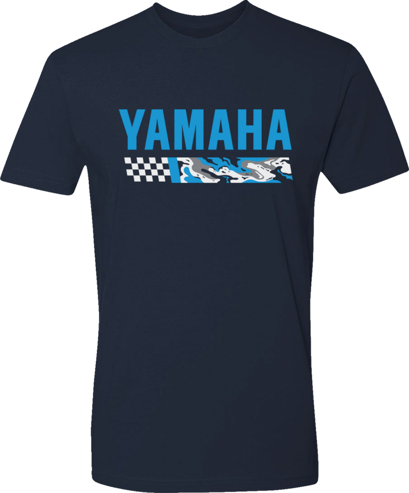 Yamaha Racing Camo T-Shirt - Blue - Small - Lutzka's Garage