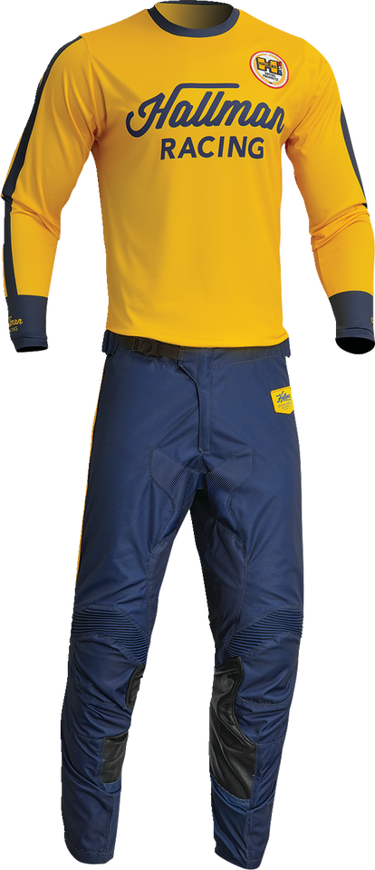 Differ Roosted Jersey - Lemon/Navy - Small -