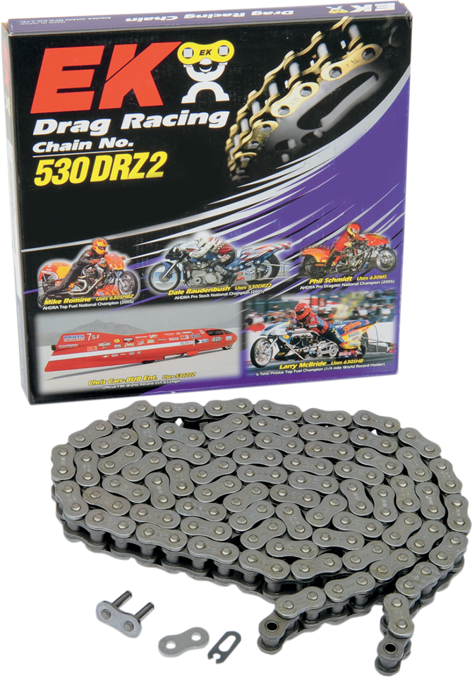 530 DR2 - Drive Chain - Chrome - 150 Links - Lutzka's Garage