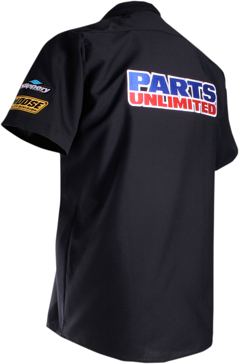 Parts Unlimited Shop Shirt - Black - Medium - Lutzka's Garage