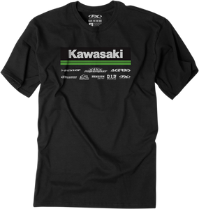 Kawasaki 21 Racewear T-Shirt - Black - Medium - Lutzka's Garage