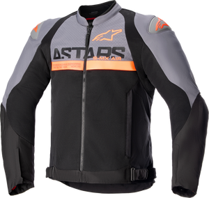 SMX Air Jacket - Gray/Black/Orange - Small - Lutzka's Garage