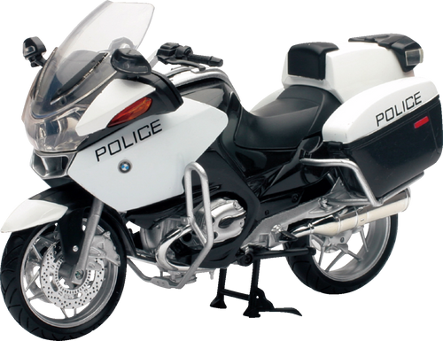 BMW R1200RT-P Police Bike - 1:12 Scale - Black/White - Lutzka's Garage