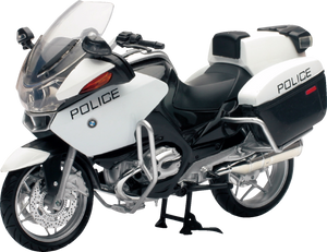 BMW R1200RT-P Police Bike - 1:12 Scale - Black/White - Lutzka's Garage