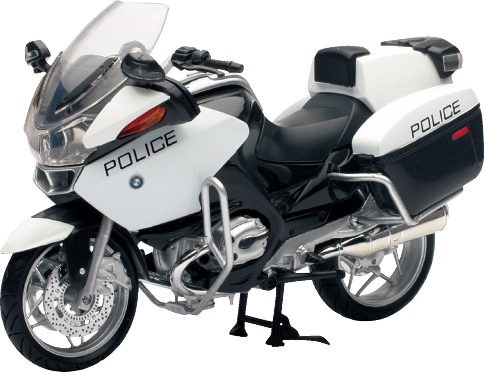 BMW R1200RT-P Police Bike - 1:12 Scale - Black/White - Lutzka's Garage