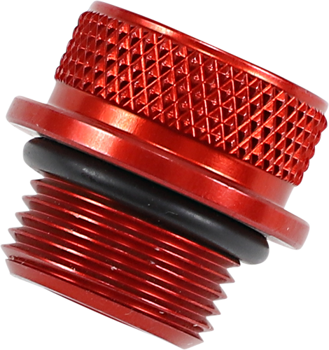 Red Oil Fill Cap - Kawasaki/Suzuki