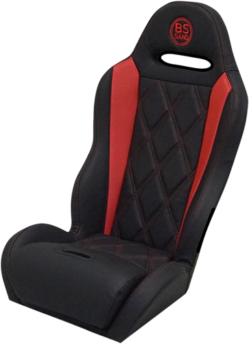 Performance Seat - Big Diamond - Black/Red - Arctic Cat/Can-Am/Yamaha 13-20 - Lutzka's Garage