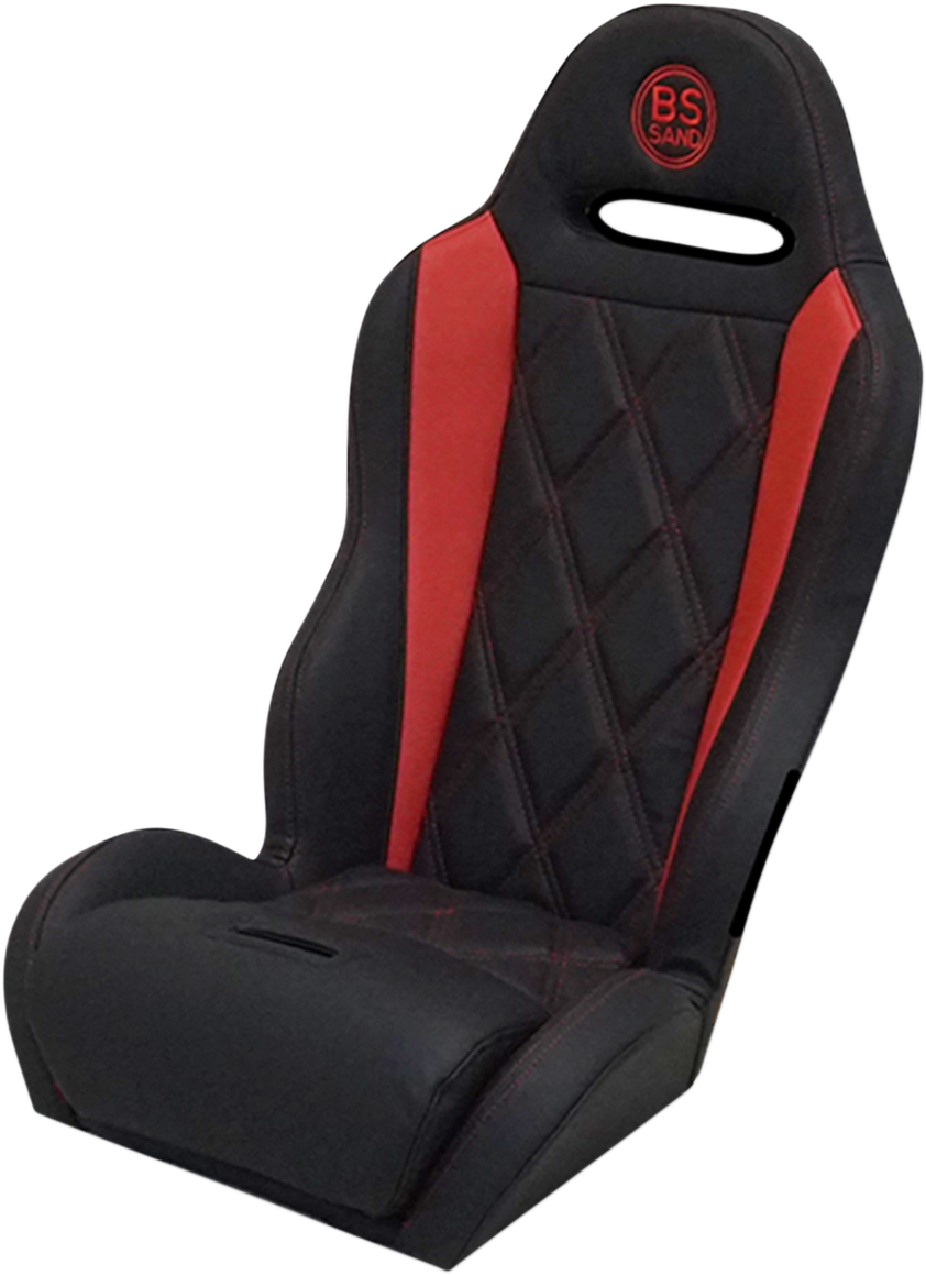 Performance Seat - Big Diamond - Black/Red - Arctic Cat/Can-Am/Yamaha 13-20 - Lutzka's Garage