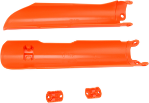 Lower Fork Covers for Inverted Forks - KTM Orange