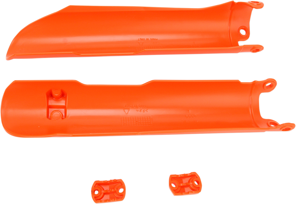 Lower Fork Covers for Inverted Forks - KTM Orange