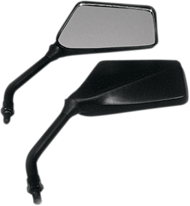 Mirror - Trimline - Side View - Rectangle - M10 x 1.25 (Left Hand) - Black - Lutzka's Garage