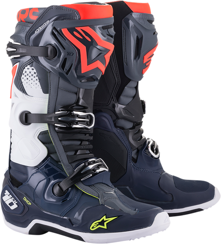 Tech 10 Boots - Dark Gray/Dark Blue/Red - US 7 - Lutzka's Garage