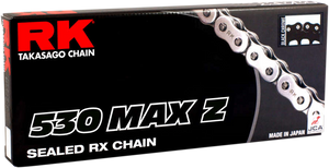 530 Max Z - Drive Chain - 150 Links - Black & Chrome