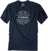 Yamaha Crest T-Shirt - Navy - Medium - Lutzka's Garage