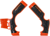 X-Grip Frame Guards - 16 Orange/Black - Gas Gas | Husqvarna | KTM