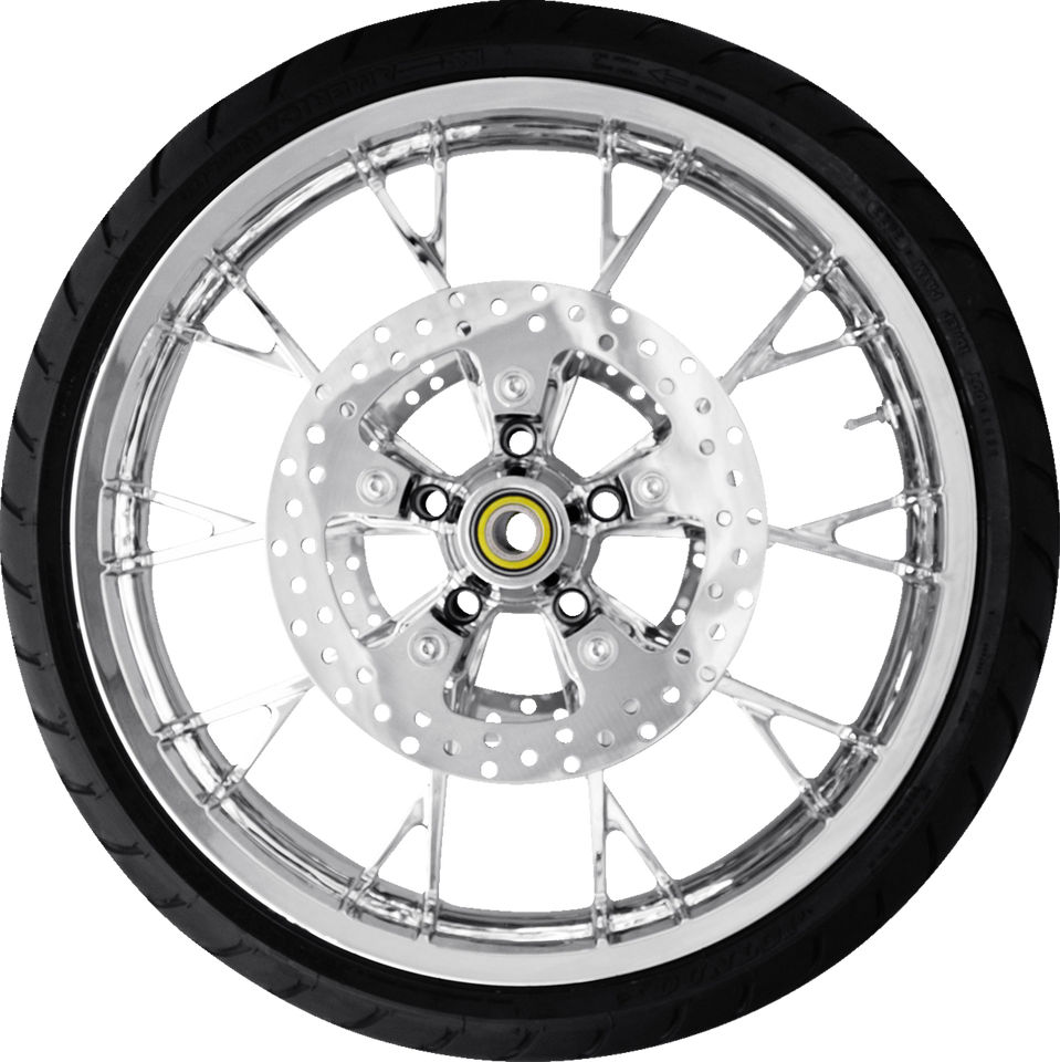 Marlin Front Wheel (21"/Chrome)/Rotors (11.8")/Dunlop Tire (130/60B21)