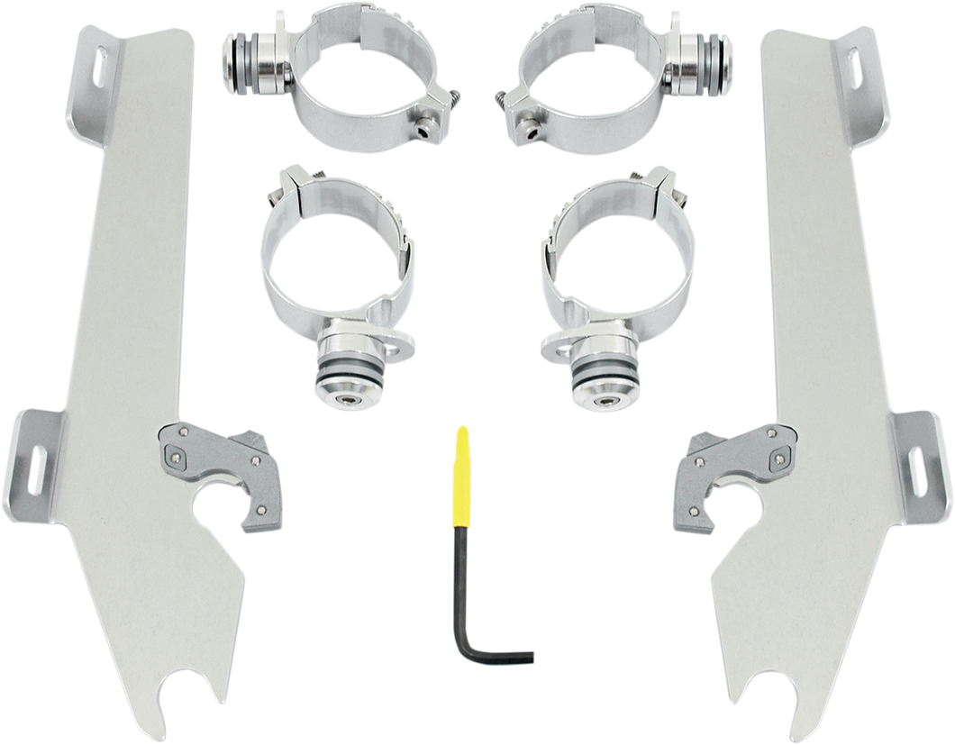 Batwing Trigger Lock Mounting Kit - M50 - Polished