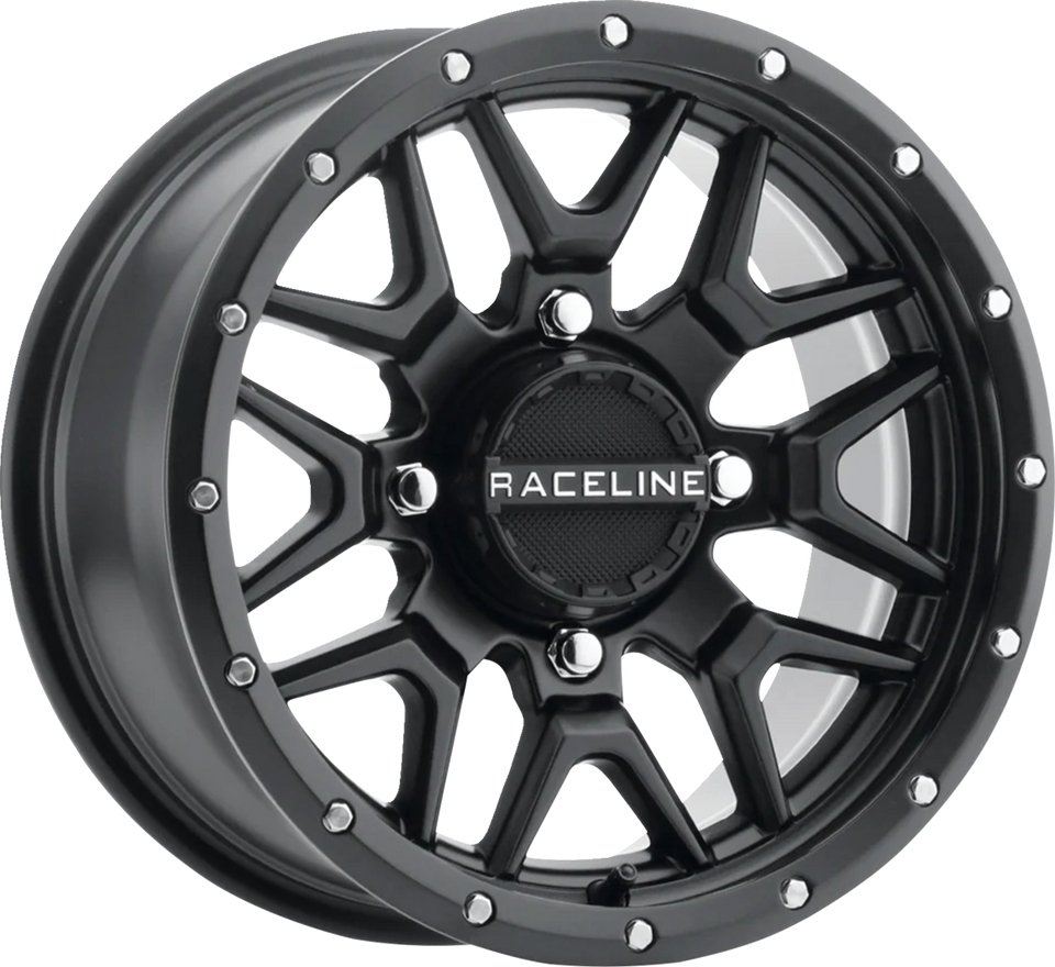 Wheel - Krank - Simulated Beadlock - Front/Rear - Black - 14x7 - 4/156 - 5+2 (+10 mm) - Lutzka's Garage