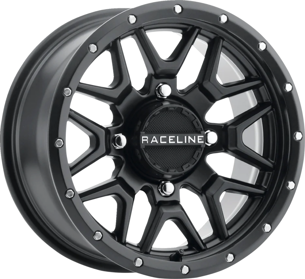 Wheel - Krank - Simulated Beadlock - Front/Rear - Black - 14x7 - 4/156 - 5+2 (+10 mm) - Lutzka's Garage