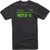 Moto X T-Shirt - Black/Green - Medium - Lutzka's Garage