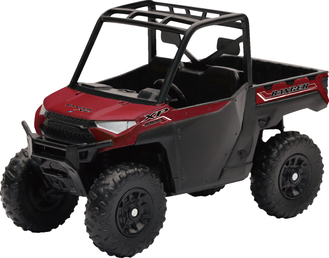 Mini Polaris Ranger XP1000 EPS - 1:18 Scale - Black/Red - Lutzka's Garage