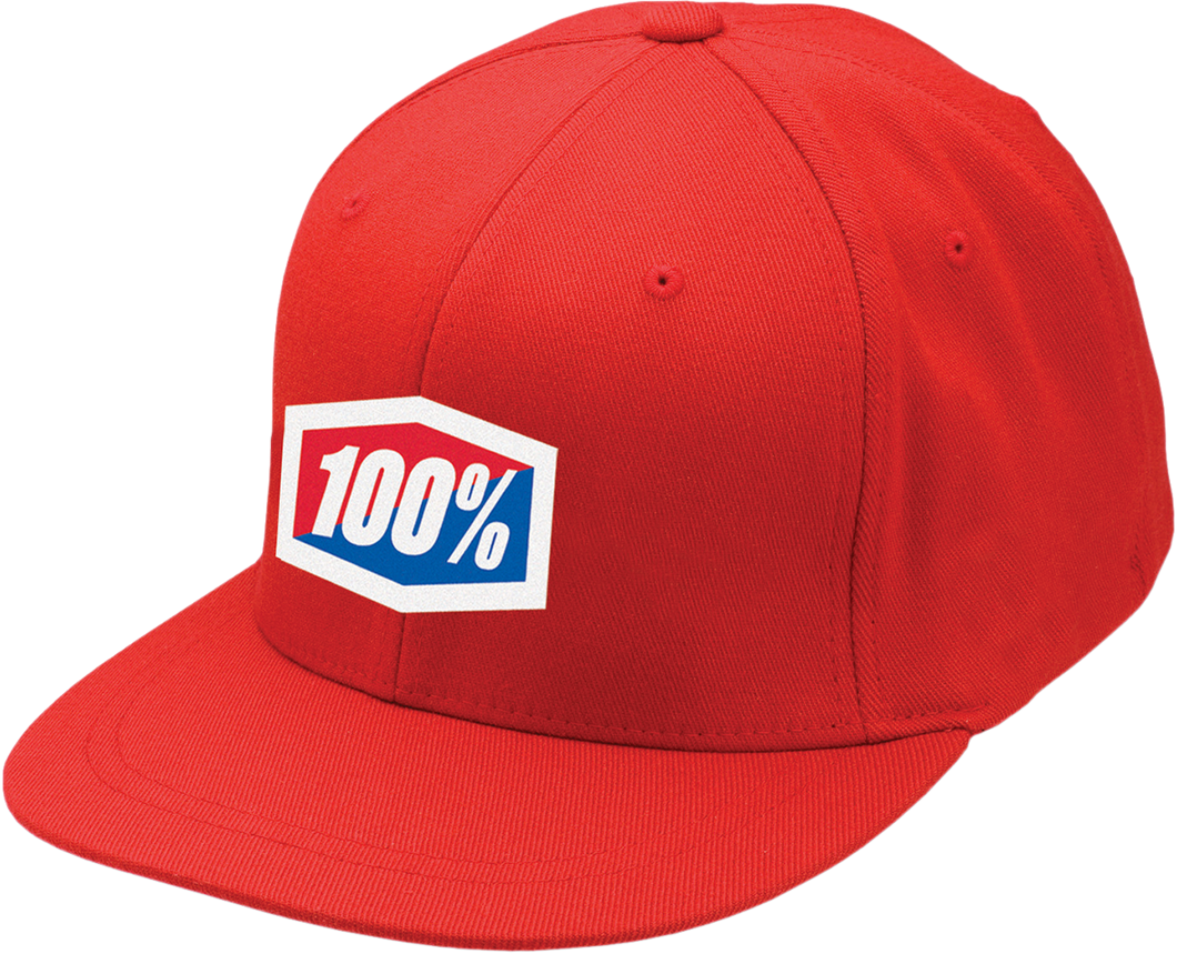 Official Flexfit® Hat - Red - Large/XL - Lutzka's Garage