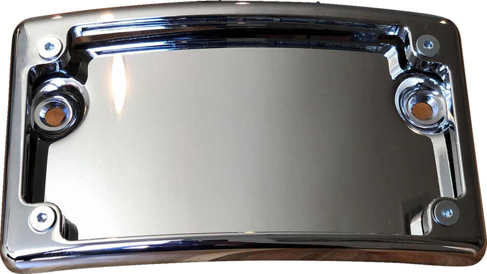 License Plate Kit - Curved - Chrome - Lutzka's Garage