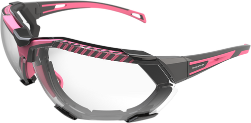 FF4 Sunglasses - Foam - Gray/Pink - Clear - Lutzka's Garage