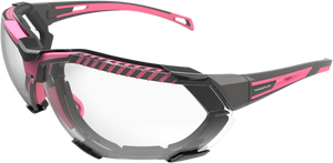 FF4 Sunglasses - Foam - Gray/Pink - Clear - Lutzka's Garage