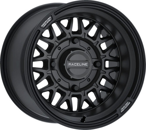 Wheel - Omega - Rear - Black/Satin - 15x10 - 4/156 - 5+2