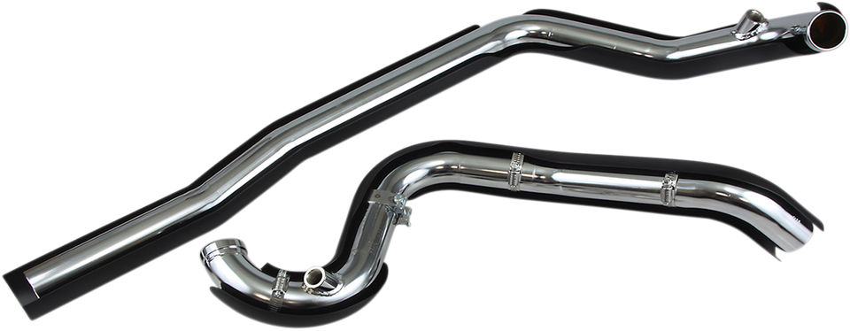 True Dual Headpipes - Black - 07-08 FL - Lutzka's Garage