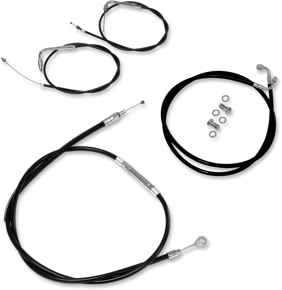 Cable Kit - +2" - Bolt - Black - Lutzka's Garage