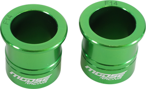 Fast Wheel Spacer - Front - Green - Kawasaki - Lutzka's Garage