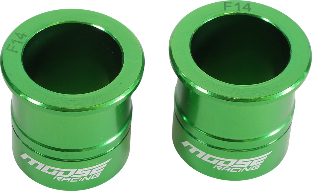 Fast Wheel Spacer - Front - Green - Kawasaki - Lutzka's Garage