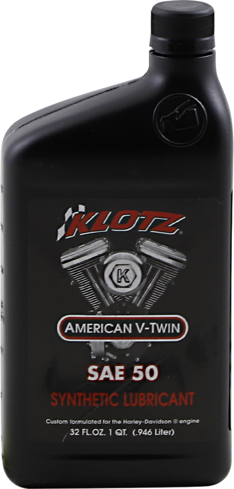 V Twin Synthetic Oil - 50W - 1 U.S. quart