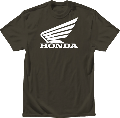 Honda Wing 2 T-Shirt - Black - Large - Lutzka's Garage