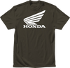 Honda Wing 2 T-Shirt - Black - Large - Lutzka's Garage