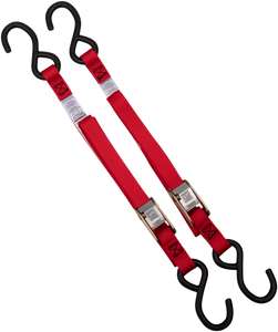 Standard Tie-Downs - 1" x 5-1/2 - Red - Lutzka's Garage