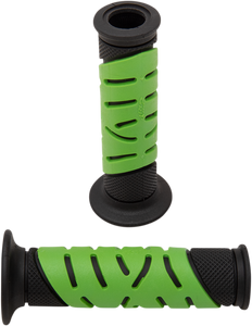 Grips - Gel - 719 - Open Ends - Black/Green - Lutzka's Garage