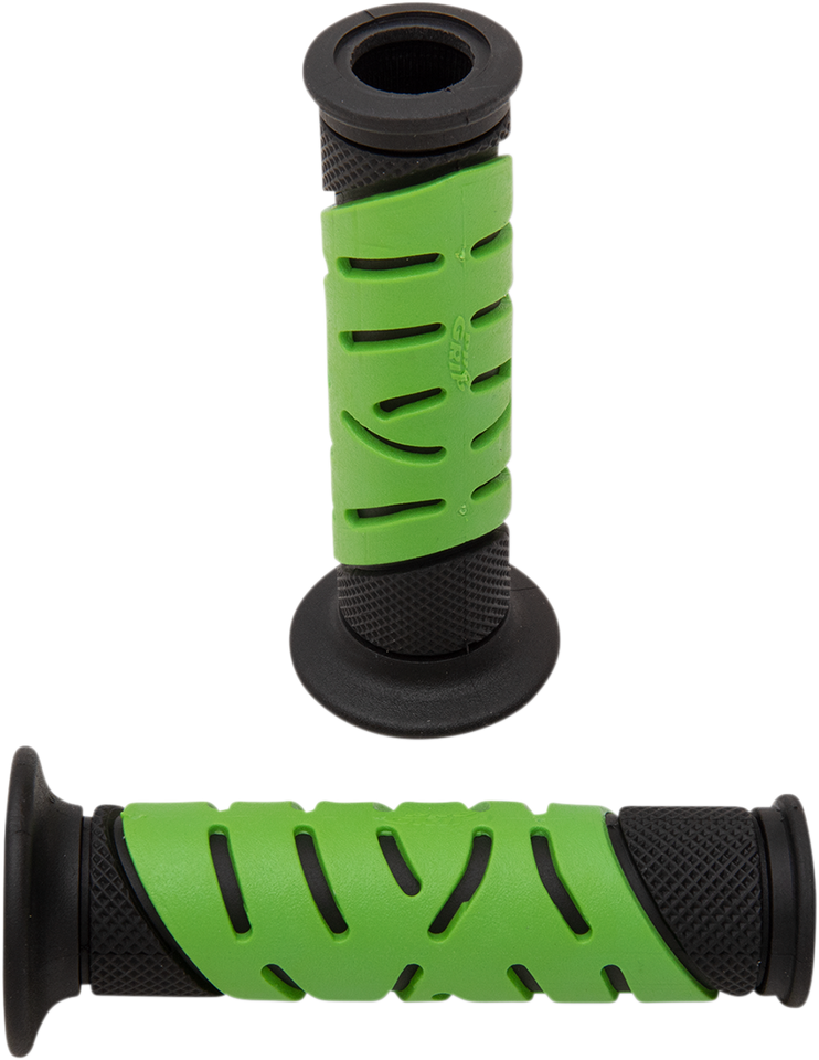 Grips - Gel - 719 - Open Ends - Black/Green - Lutzka's Garage