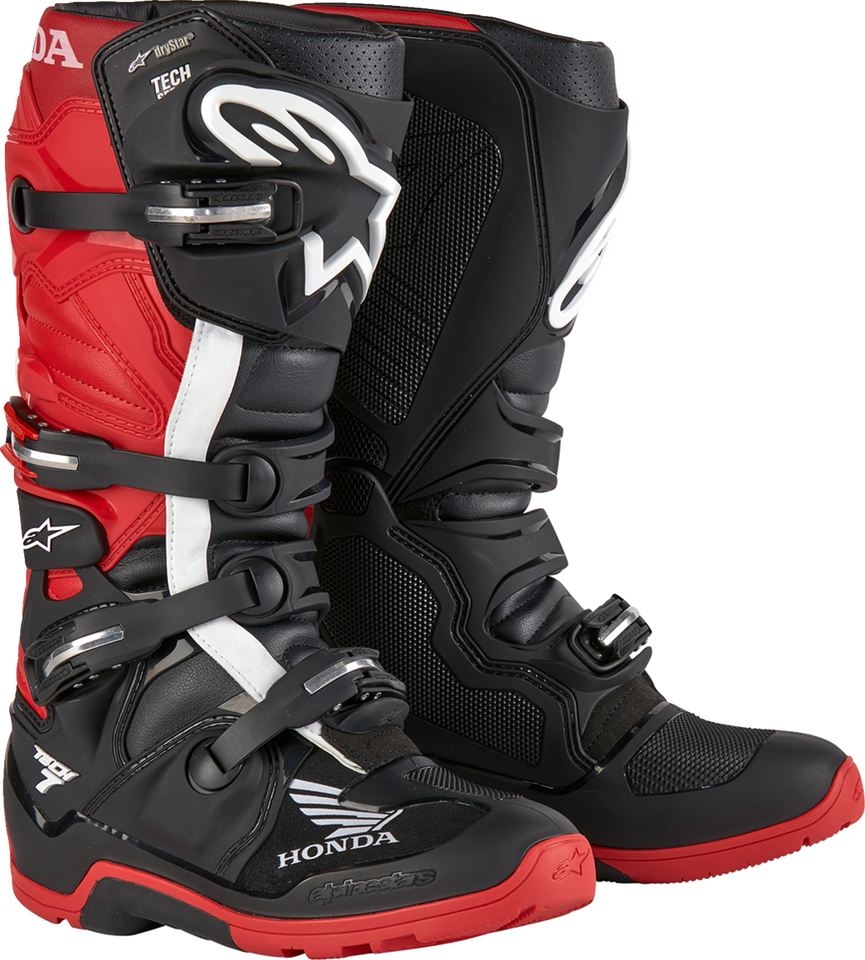 Tech 7 Enduro Drystar® Boots - Black/Red - US 8 - Lutzka's Garage