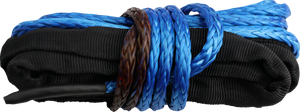 Winch Rope - Synthetic - Blue - 3/16" X 12 - Lutzka's Garage