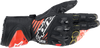 GP Tech v2 Gloves - Black/White/Fluo Red - Small - Lutzka's Garage