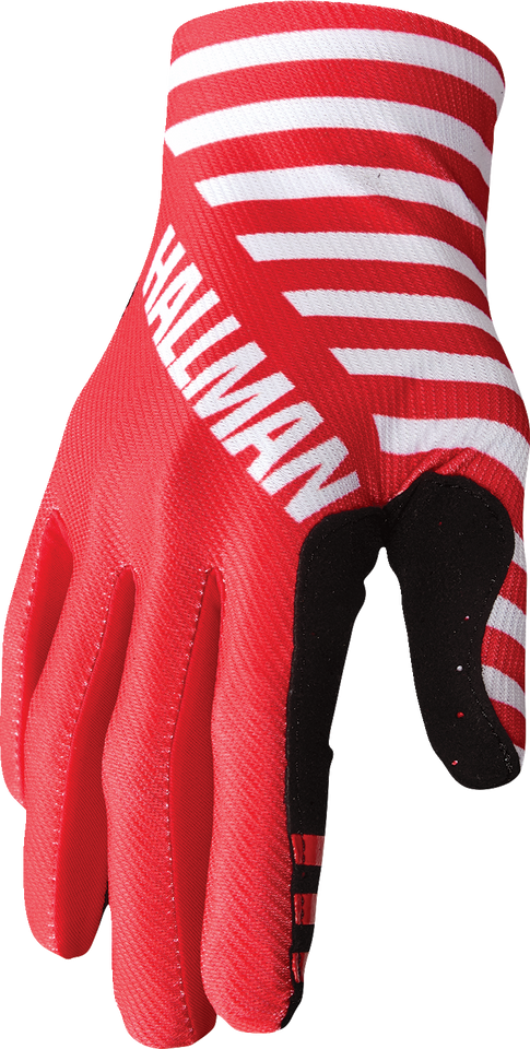 Mainstay Gloves - Slice - White/Red - XS - Lutzka's Garage