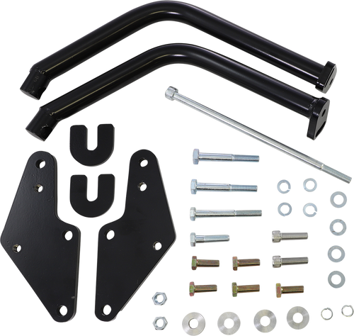 Highway Peg Mounts - Cam-Am Sypder Roadster - Black - Lutzka's Garage