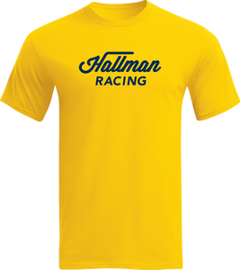 Hallman Heritage T-Shirt - Yellow - Small - Lutzka's Garage